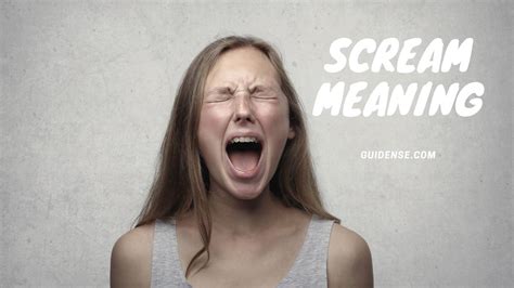 Scream meaning